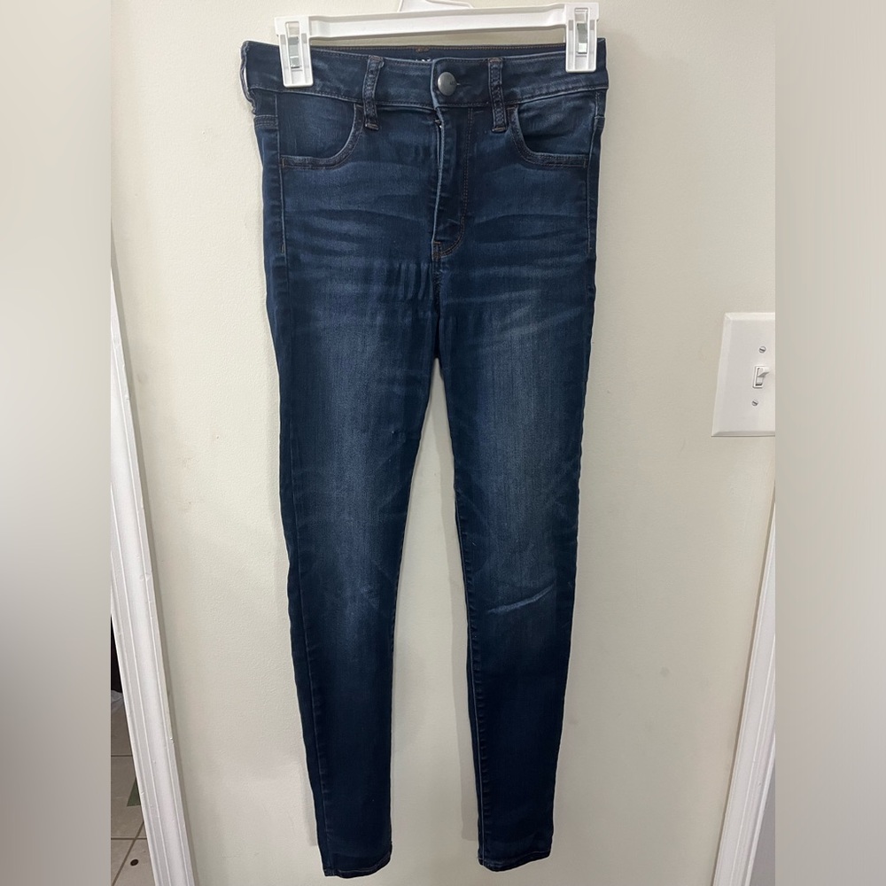 American Eagle Size 4 Hi-Rise Jegging Sateen